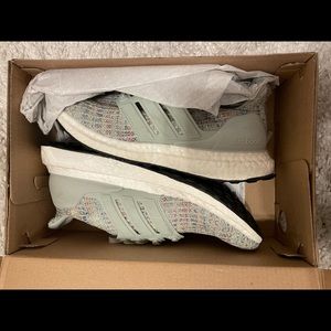Adidas Ultraboost 4.0 J Grey Multi Carbon Ash Black Core B43515 BRANDNEW
